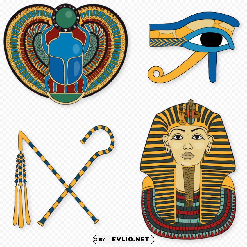 Ancient Egyptian Symbols PNG Photo Without Watermark