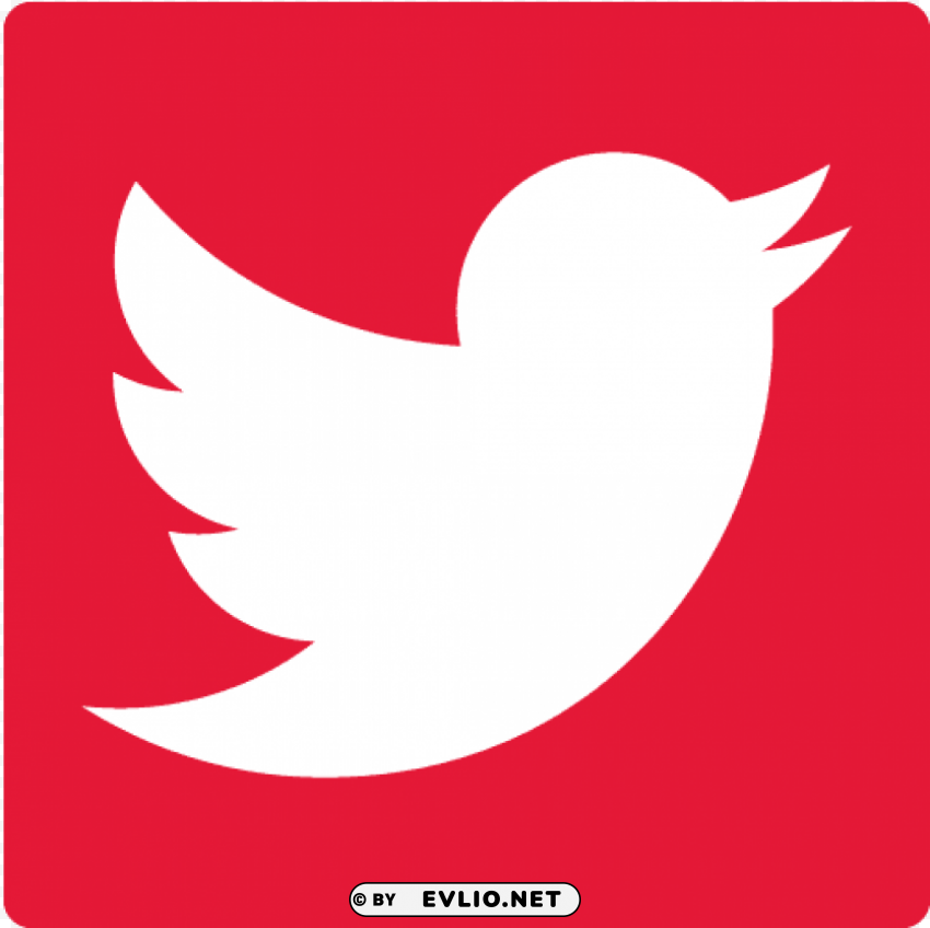 Twitter Logo Vector Red PNG Files With Alpha Channel Assortment