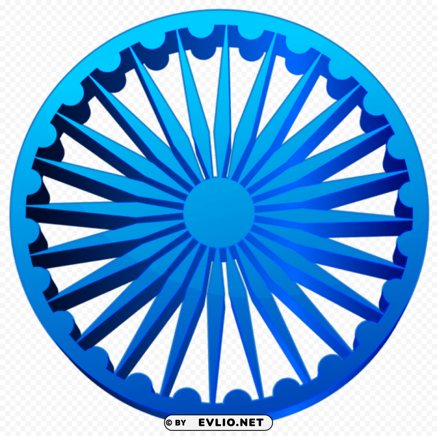 ashoka chakra india PNG transparent elements complete package