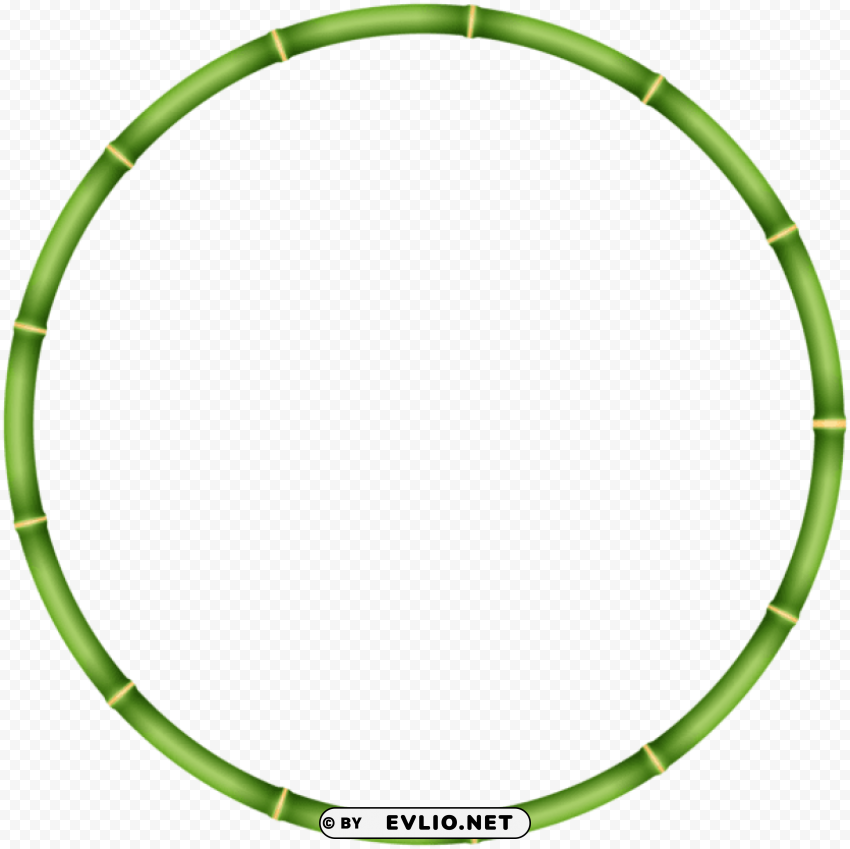 bamboo round frame PNG transparent images for printing clipart png photo - af2e8749