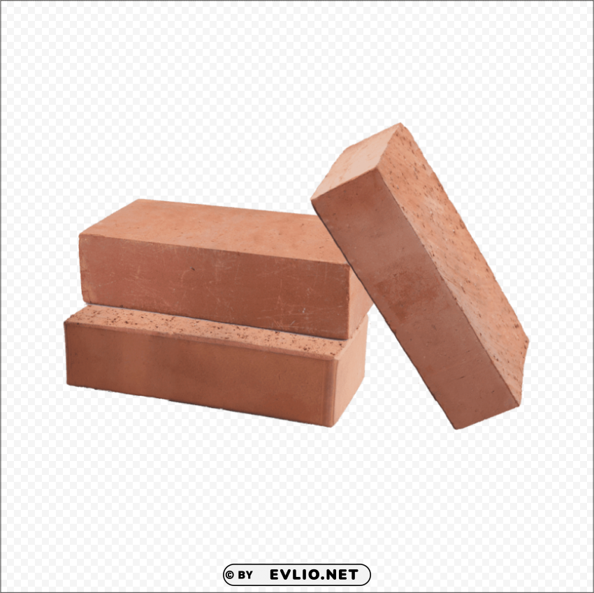 brick trio PNG for Photoshop