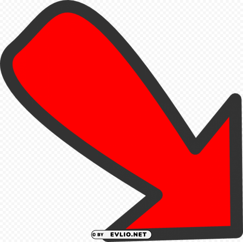 Cute Red Arrow Transparent PNG Picture