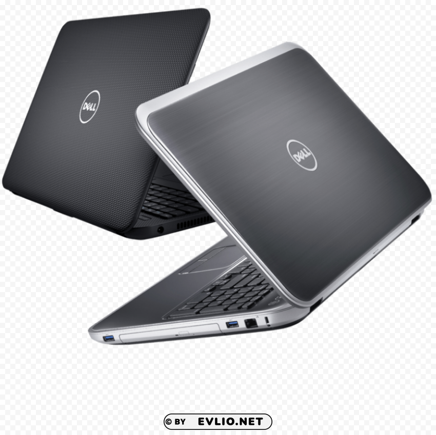 dell laptop Isolated Design Element in HighQuality Transparent PNG