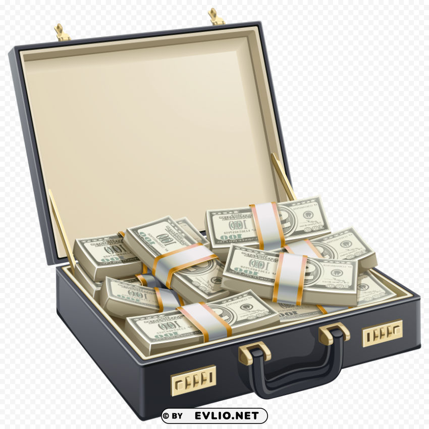 dollar case PNG Image with Isolated Transparency