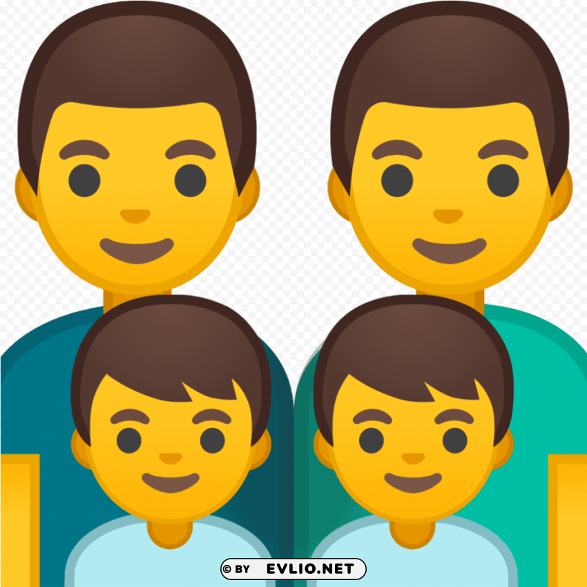 family love family emoji Clear background PNG images comprehensive package