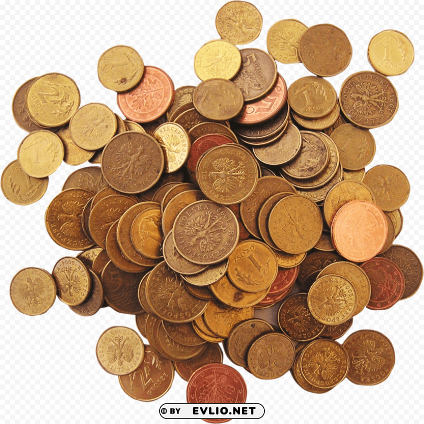 gold coin Transparent Background PNG Isolation