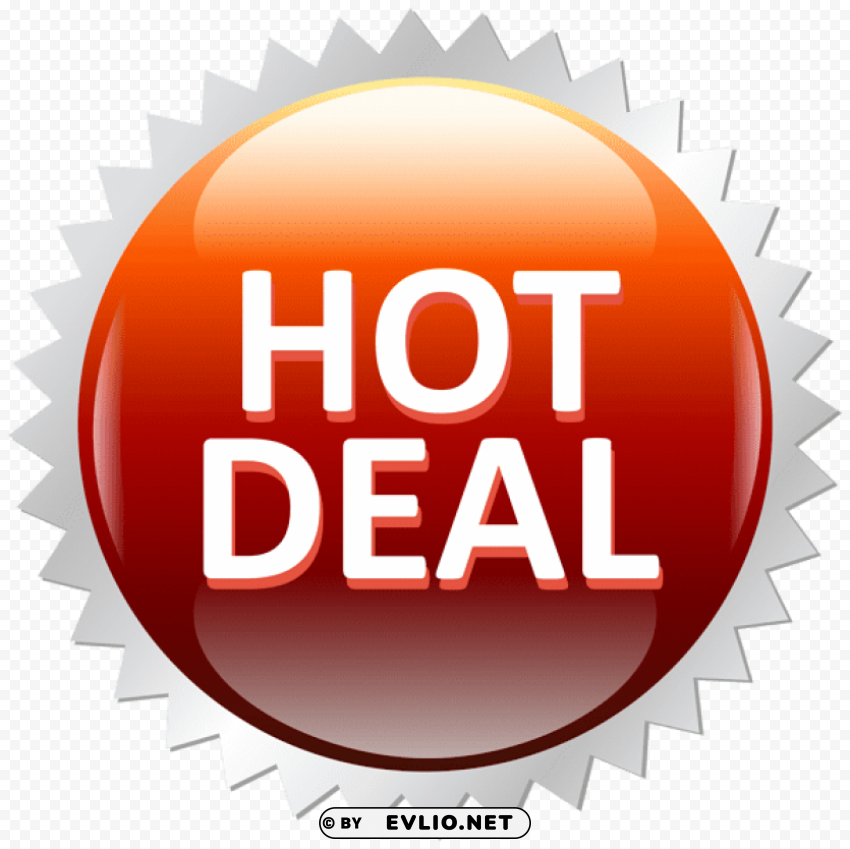 hot deal sale label PNG images with clear background