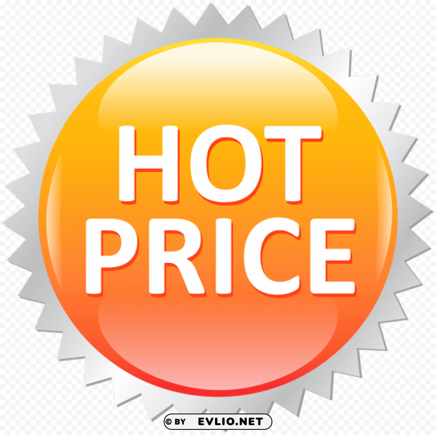 hot price sale label PNG images with no attribution