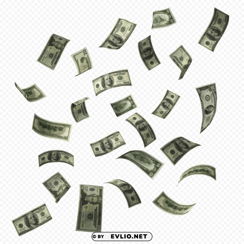 Money Transparent Background Isolated PNG Item