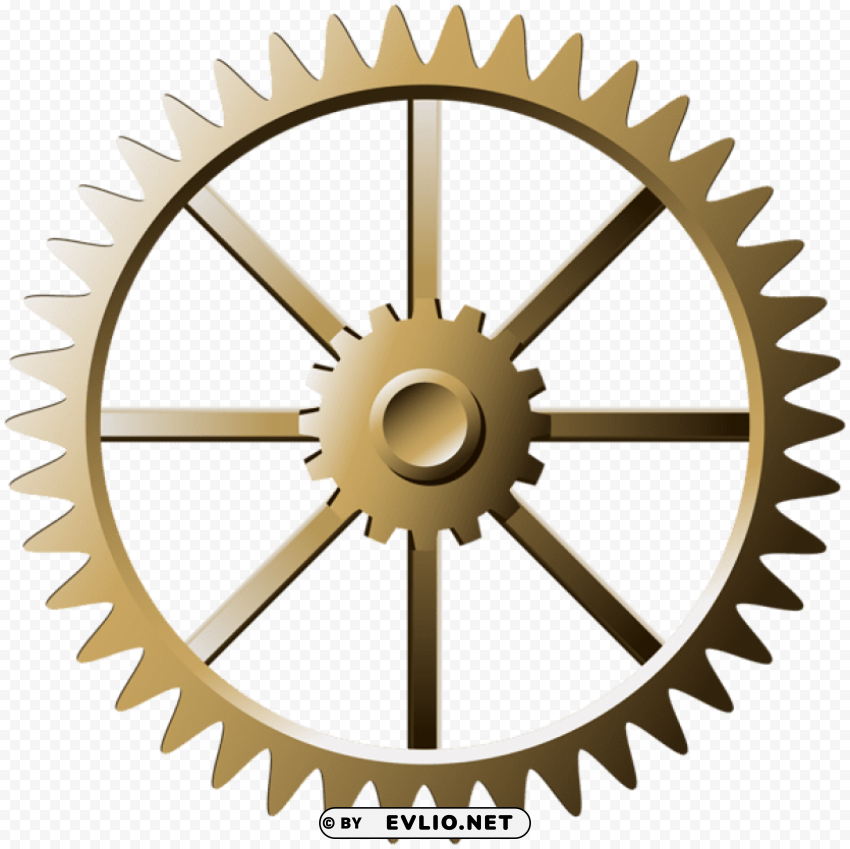 steampunk gear PNG images with high-quality resolution