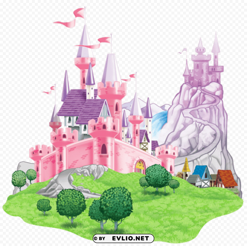 transparent castle picture Isolated Artwork in HighResolution PNG