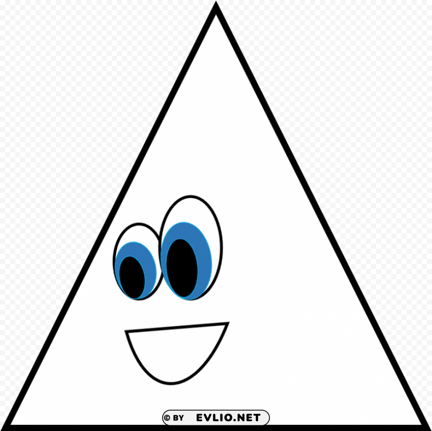 triangle shapeblack and white HD transparent PNG