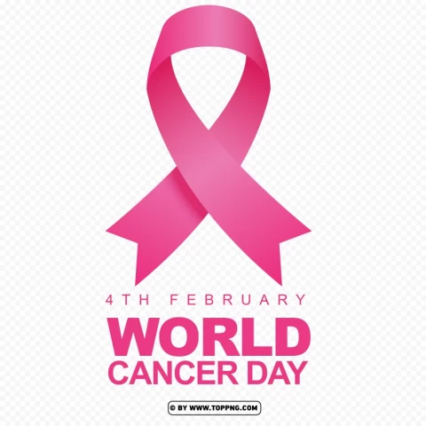 hd 4th february world cancer day logo free Transparent PNG Object Isolation