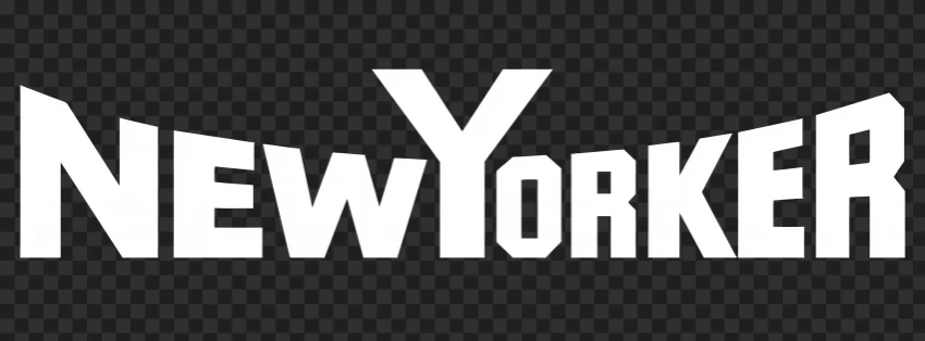 new yorker black symbol logo white hd HighResolution Transparent PNG Isolated Graphic