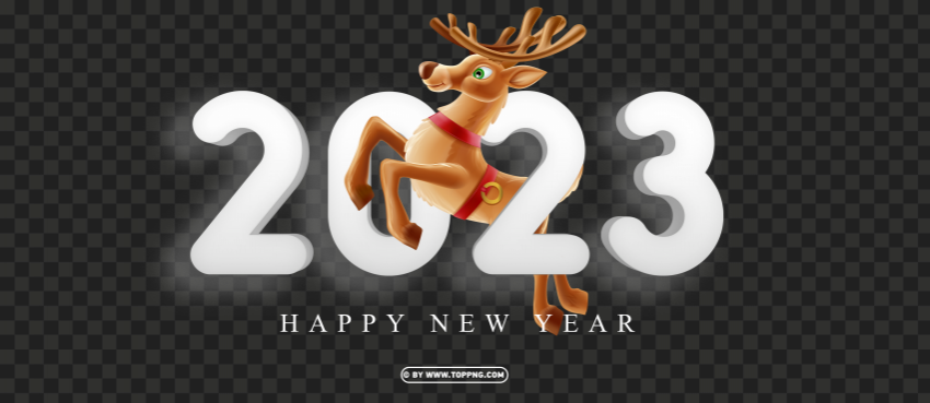 Download New Year 2023 Christmas Deer - Free Transparent PNG graphics archive