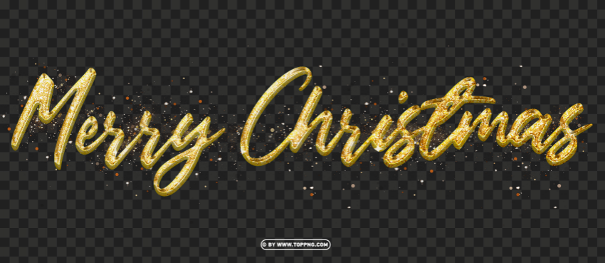 gold merry christmas luxury elegant design Transparent Background PNG Isolated Illustration