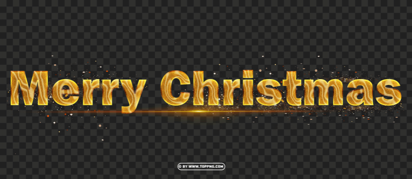 merry 2023 christmas golden design Transparent Background PNG Isolated Item