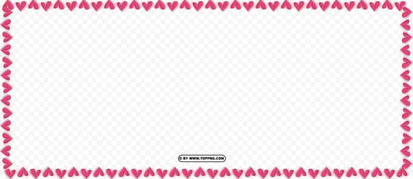 red heart borders valentines PNG files with transparent canvas extensive assortment - Image ID f865cc52