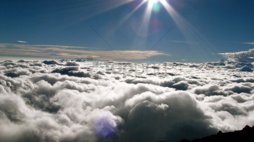 above the clouds PNG images with no fees