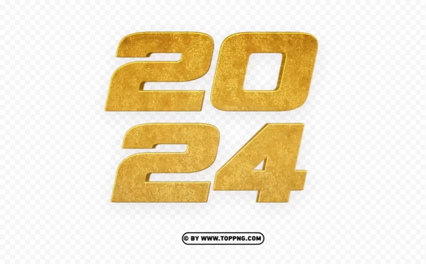 free golden 3d text of 2023 hd Isolated Character on Transparent Background PNG - Image ID b33d0017