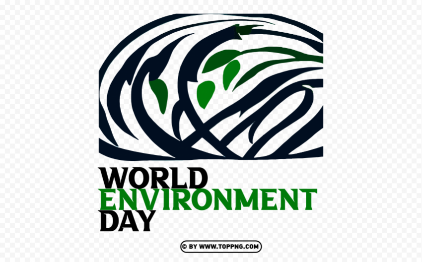 world environment day logo Isolated Item in HighQuality Transparent PNG