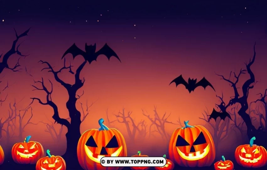 Haunting Halloween Night Setting Vector Isolated Subject on HighResolution Transparent PNG - Image ID 8fd41202