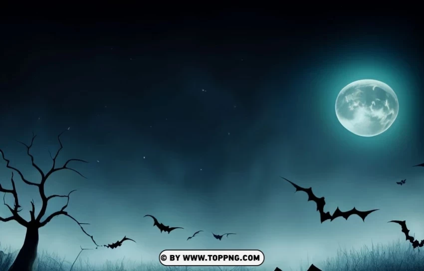 Spooky Halloween Night Concept Vector PNG files with clear background bulk download
