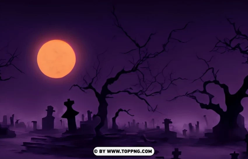 Terrifying Halloween Night View Concept Vector PNG files with no backdrop wide compilation - Image ID 1650f4c0