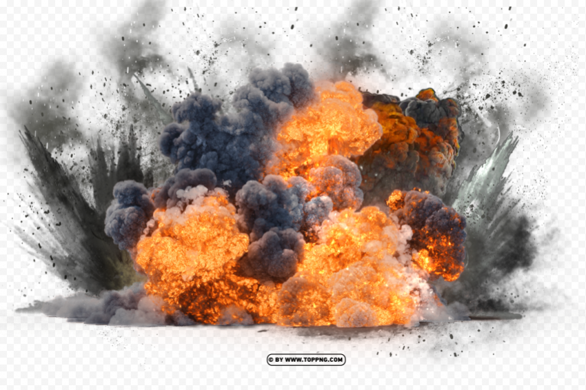 big large fire explosion effects images Transparent PNG Isolated Subject