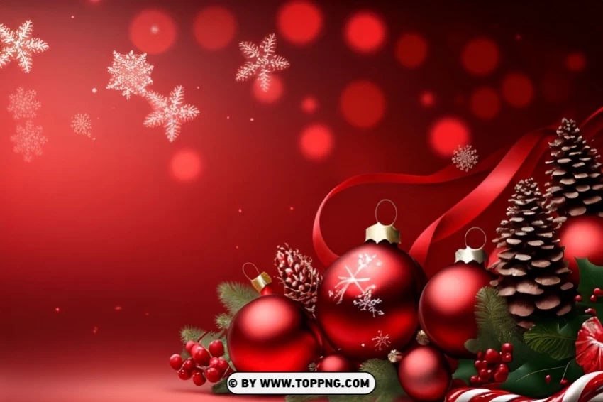 Christmas Red Background royalty free images PNG with Isolated Transparency - Image ID 4ea22105