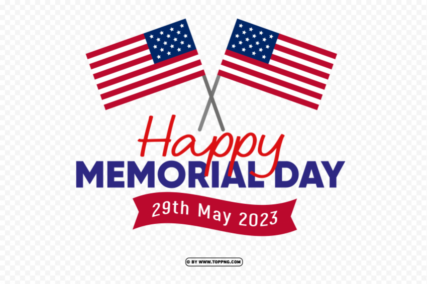 happy memorial day 2023 clip art Free PNG images with alpha channel set
