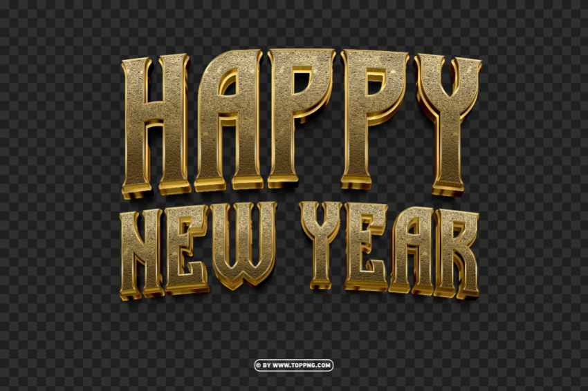 Happy New Year Wallpaper 3d Design Transparent PNG Images Database