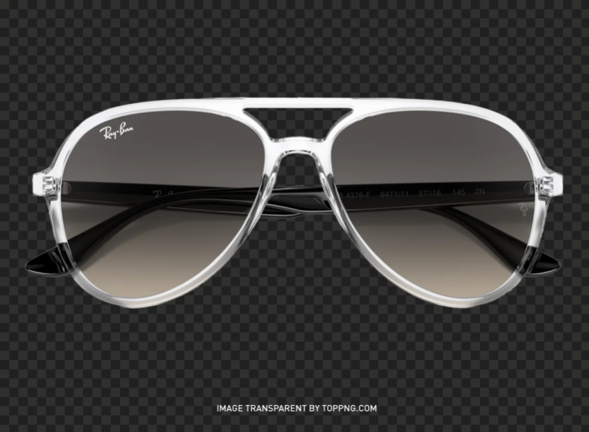 high-quality image of black sunglasses PNG transparent artwork