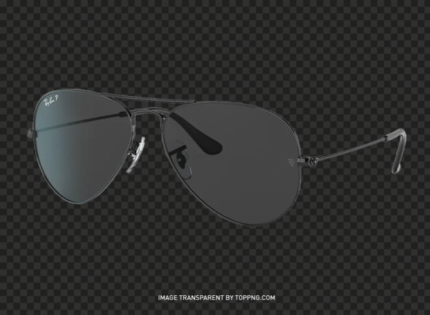 sunglasses in black and black PNG transparent design - Image ID 457053d9