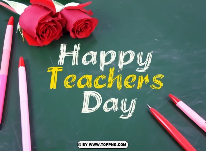 Happy Teachers' Day 2024 Wishes images HD PNG Graphic with Transparent Background Isolation