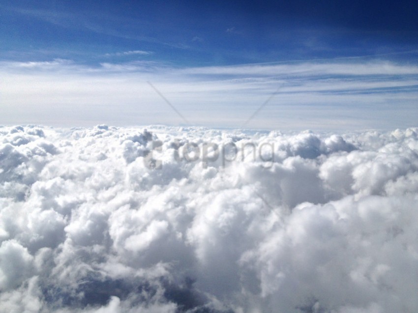 above the clouds Isolated Design Element in HighQuality Transparent PNG