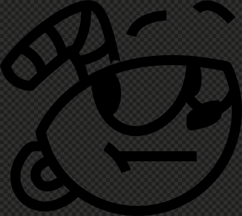 Cuphead logo PNG files with transparent backdrop