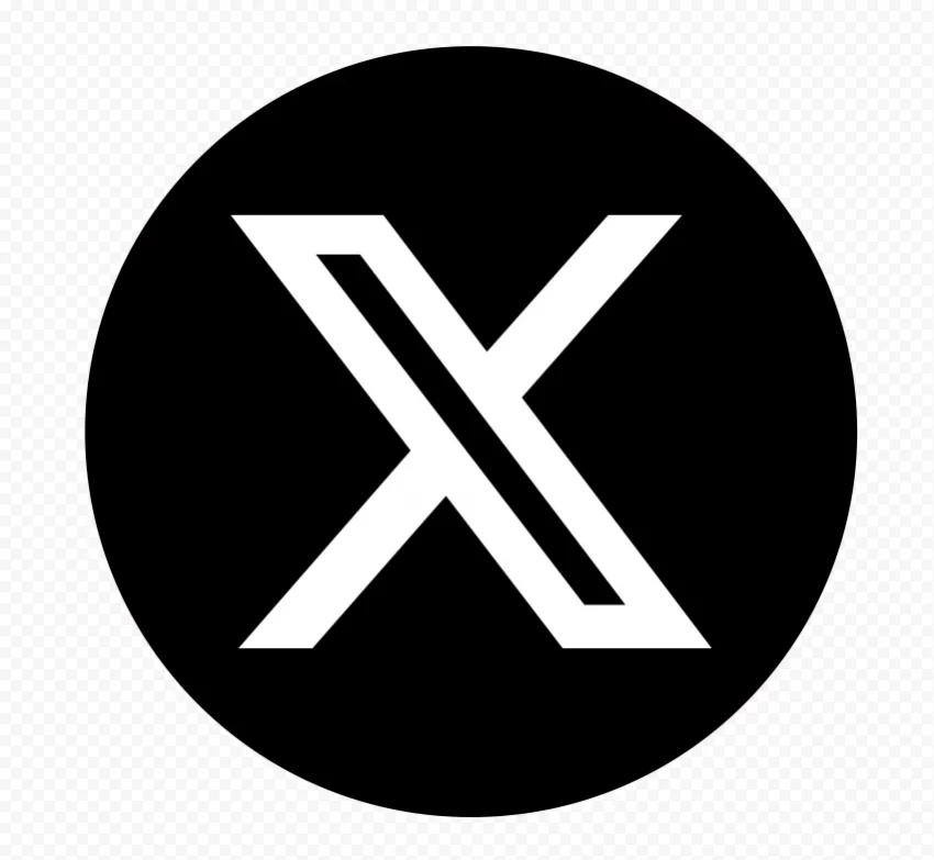 Twitter X New Logo Round Icon Transparent Background Isolated PNG Illustration - Image ID e576c9ba