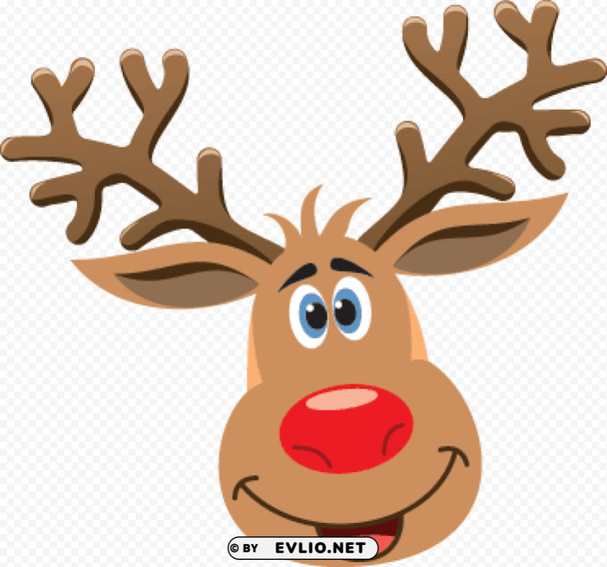 reindeer - twisted envy merry christmas reindeer personalised Transparent Background Isolation of PNG