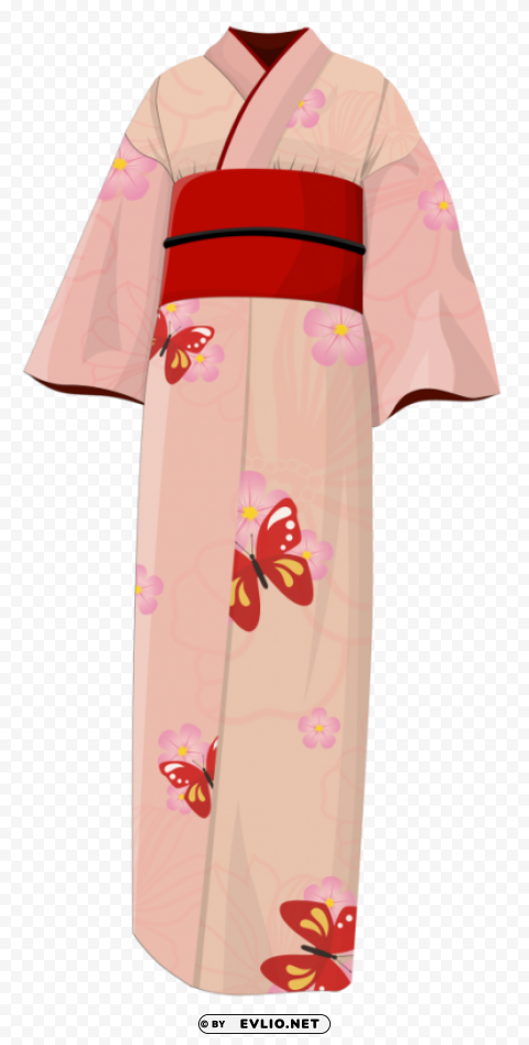 Kimono Isolated PNG Element With Clear Transparency