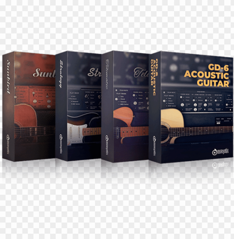 Acousticsamples 4 In 1 Guitar Bundle - Novel PNG Image With Isolated Element