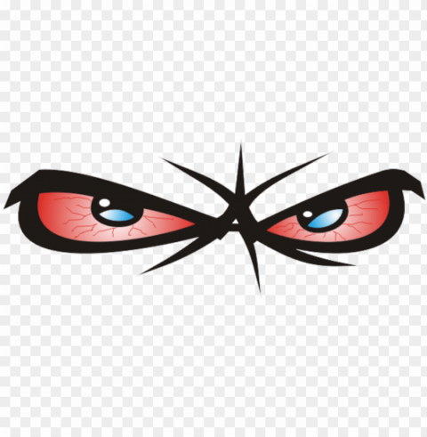 Angry Eyes - No Fear Transparent Background PNG Isolated Element