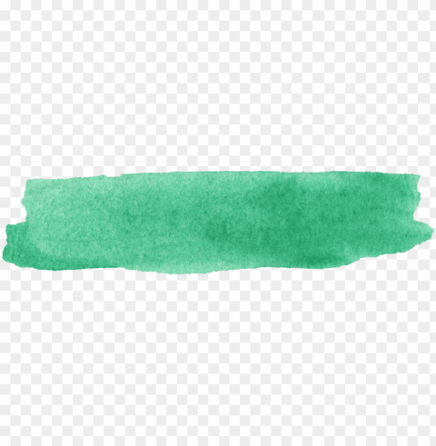 Large Green Brush Stroke Free PNG File