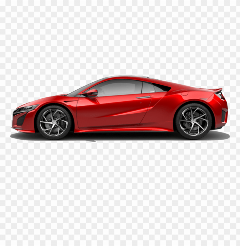 Side Facing Honda Nsx In Valencia Red Pearl - Car Left View PNG Transparent Images For Websites