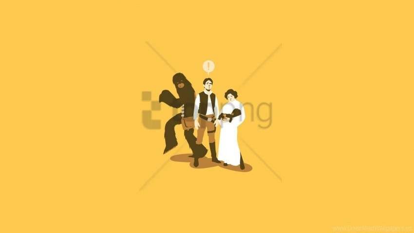 Characters Drawing Star Wars Wallpaper PNG Image Isolated With HighQuality Clarity