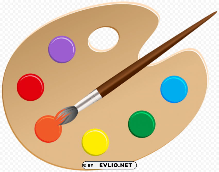 Artist Palette Isolated Object In HighQuality Transparent PNG